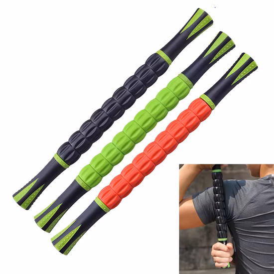 Massageador muscular para ioga, rolo de massagem para esportes