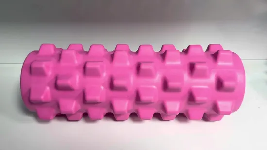 Bola de lacrosse de silicone para terapia de ioga com logotipo personalizado Bola de rolo de automassagem